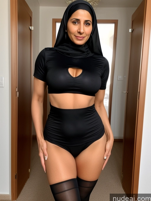 related ai porn images free for Milf 30s Arabic Spandex Partially Nude