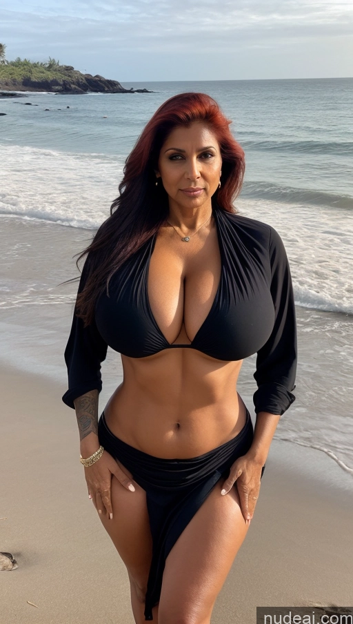 related ai porn images free for Milf Busty Huge Boobs Beautiful Tattoos Muscular Big Ass Thick Big Hips Tall Dark Skin 60s Seductive Ponytail Indian Beach Blouse Goth Sari Detailed Sexy Face Front View Ginger T-pose