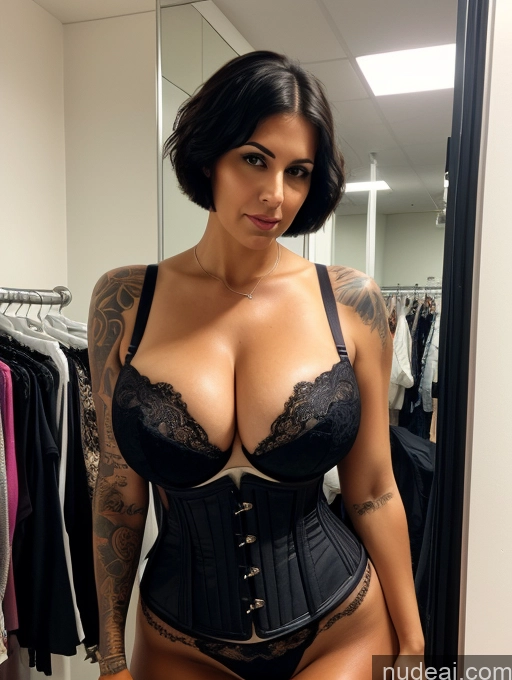 related ai porn images free for Serious Eating Tall Tanned Skin Pubic Hair Huge Boobs Tattoos Changing Room Close-up View Corset Push-up Bra Cleavage Black Hair Short Hair Jewish 30s Milf