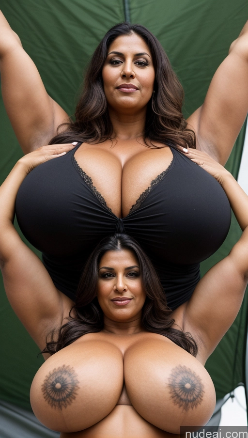 related ai porn images free for Milf Busty Huge Boobs Beautiful Muscular Big Ass Thick Big Hips Tall Dark Skin Oiled Body Indian Long Hair Brunette Dark Lighting Fat Tattoos Perfect Boobs Front View 50s T-pose Blouse Sari Tent