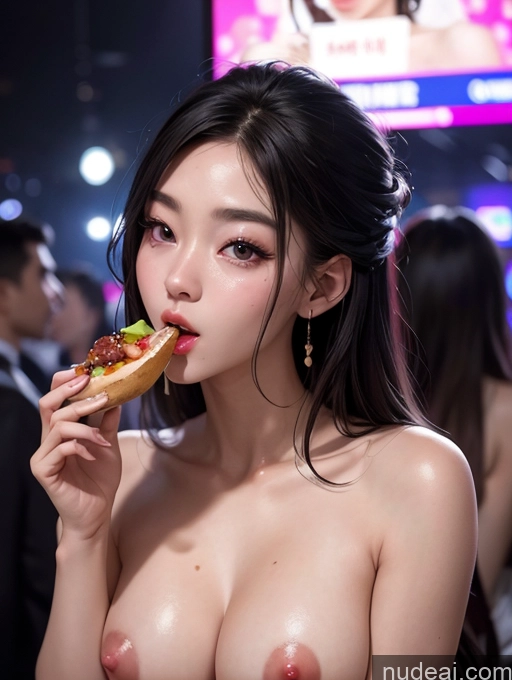 related ai porn images free for Korean Perfect Boobs Beautiful Club Eating