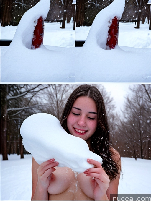 related ai porn images free for Dildo Reveal 18 Snow Close-up View Cumshot