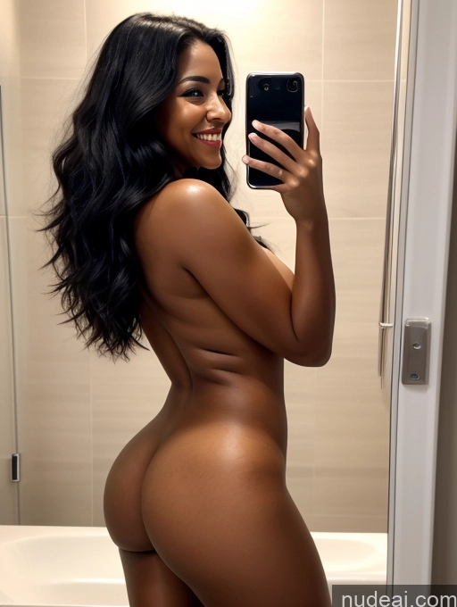 related ai porn images free for 20s Dark Skin Huge Boobs One Woman Big Ass Thick Perfect Body Happy Black Hair Long Hair Arabic Mirror Selfie Bathroom Side View Spreading Legs Nude