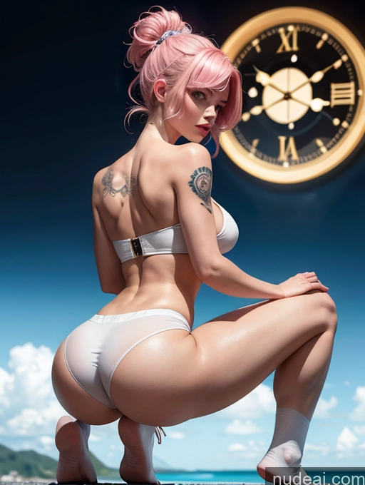 related ai porn images free for Woman One Perfect Boobs Big Ass Long Legs Fairer Skin Abs Tattoos 30s Seductive Pink Hair Bangs White Surrealist Yacht Back View Squatting Thigh Socks Cleavage Bright Lighting Crop Top Short Shorts