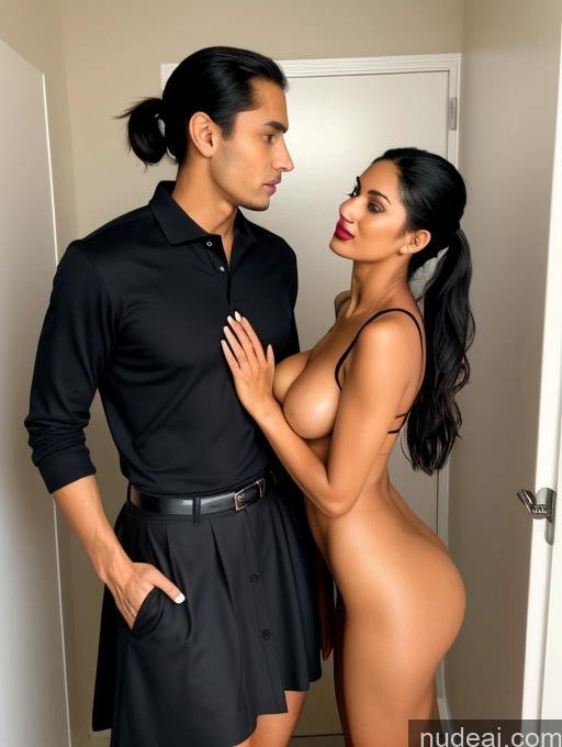 related ai porn images free for Perfect Boobs Beautiful Lipstick Big Ass Long Legs Perfect Body 30s Seductive Black Hair Ponytail Indian Front View Dress Long Skirt Polo Shirt Busty Abs Sexy Face Changing Room Two Woman + Man Undressing Panties