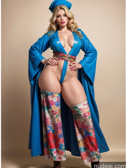 related ai porn images free for Big Ass Big Hips Chubby Thick Long Legs Milf Vintage 70s Bodypaint Kimono Boots Harem Pants Hat Blonde Long Hair