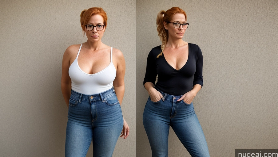 related ai porn images free for Woman Glasses Small Tits Serious Blonde Ponytail Irish Jeans Short Big Hips One 40s Thick