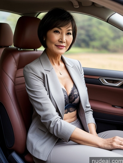 related ai porn images free for Milf Perfect Boobs Beautiful Perfect Body Short Hair 70s Chinese Car Bra Jacket Professor Stylish Suit Cleavage Detailed Sexy Face