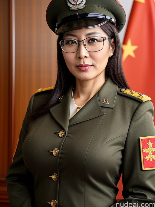 related ai porn images free for Busty Small Tits Glasses Pubic Hair Woman 50s Chinese Military