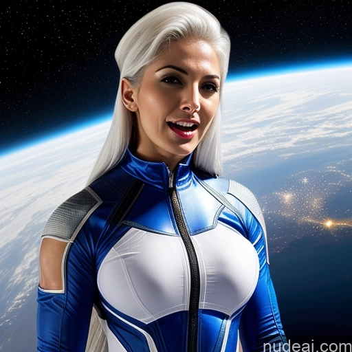 related ai porn images free for Muscular Perfect Body 30s Science Fiction Style Israel Superheroine Powering Up Heat Vision Dynamic View Perfect Boobs Ahegao Sexy Face Hell Laughing White Hair Transparent Straight Middle Eastern Space Suit