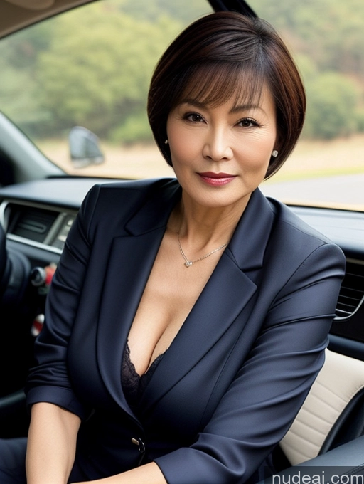 related ai porn images free for Milf Perfect Boobs Beautiful Perfect Body Short Hair 70s Chinese Car Bra Jacket Professor Stylish Suit Cleavage Detailed Sexy Face