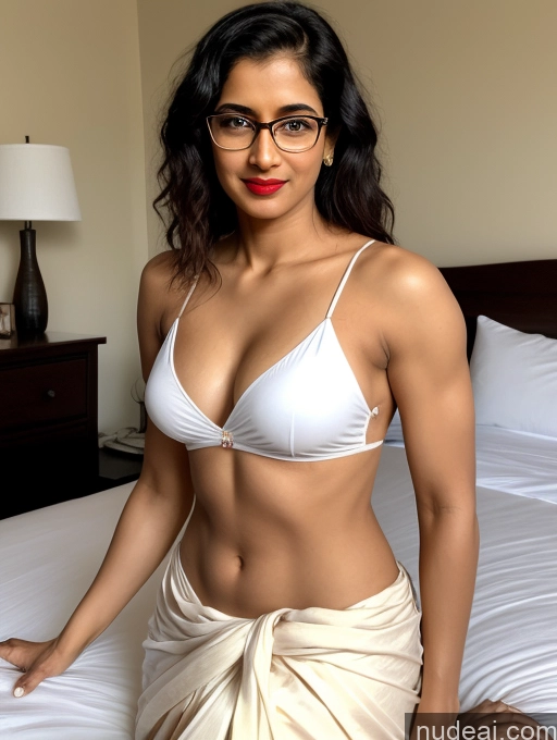 related ai porn images free for Woman Beautiful Glasses Abs Big Ass Lipstick Perfect Body Short Fairer Skin 20s Messy Front View One Small Tits Sari Indian