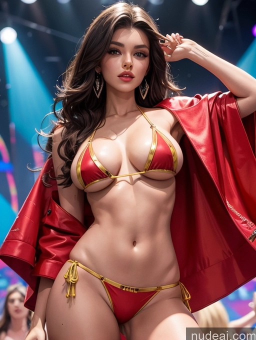 related ai porn images free for Miss Universe Model Busty Bikini Stage