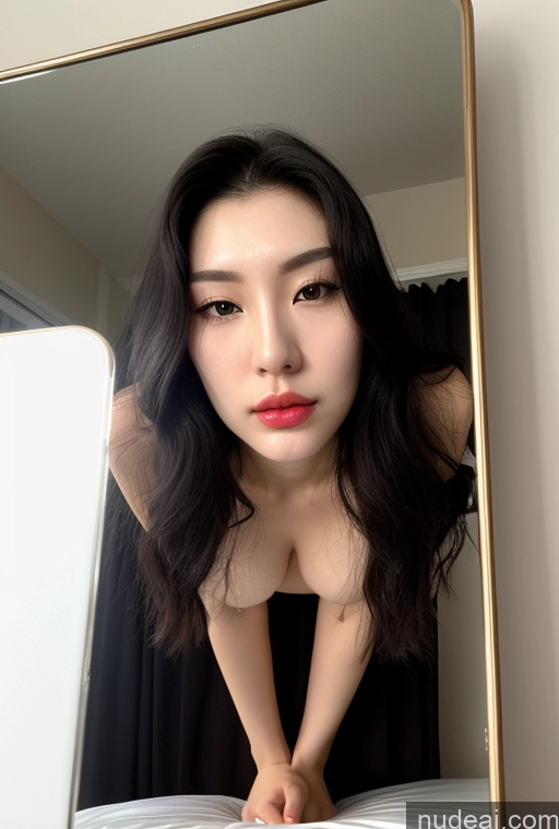 related ai porn images free for Woman Tall Fairer Skin 18 Black Hair Korean Cumshot Nude Beautiful Lipstick Long Hair Pouting Lips Mirror Selfie