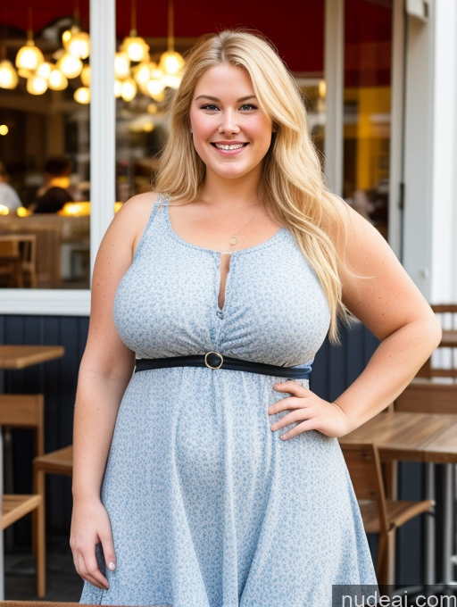 related ai porn images free for Milf Busty Big Ass Chubby Big Hips 18 Happy Blonde Bangs Scandinavian Cafe Stylish Sundress