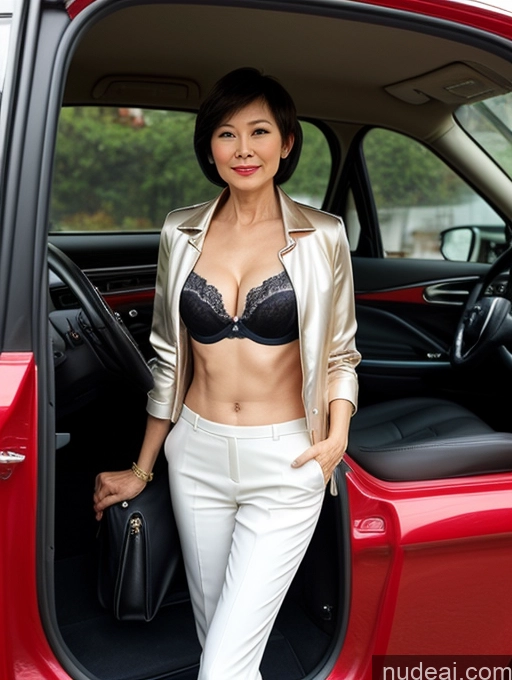 related ai porn images free for Milf Perfect Boobs Beautiful Perfect Body Short Hair 70s Chinese Car Bra Jacket Professor Stylish Suit Cleavage Detailed Sexy Face