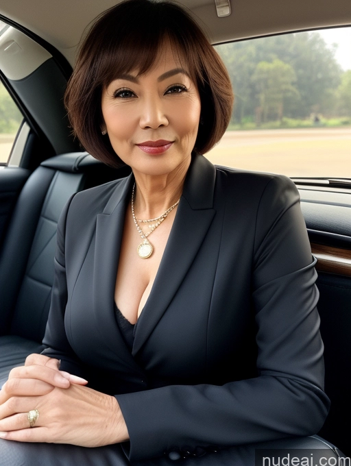 related ai porn images free for Milf Perfect Boobs Beautiful Perfect Body Short Hair 70s Chinese Car Bra Jacket Professor Stylish Suit Cleavage Detailed Sexy Face