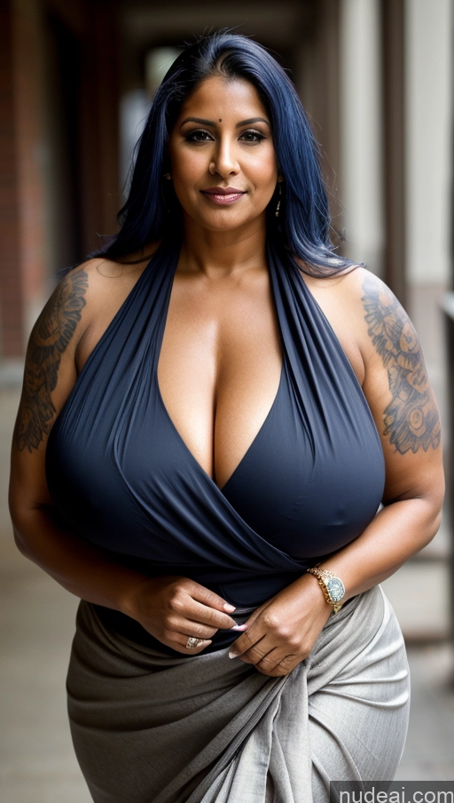 related ai porn images free for Milf Huge Boobs Beautiful Tattoos Muscular Big Ass Thick Fat Big Hips Tall Dark Skin 60s Straight Latina Dark Fantasy Blouse Sari Cleavage Street Close-up View Blue Hair