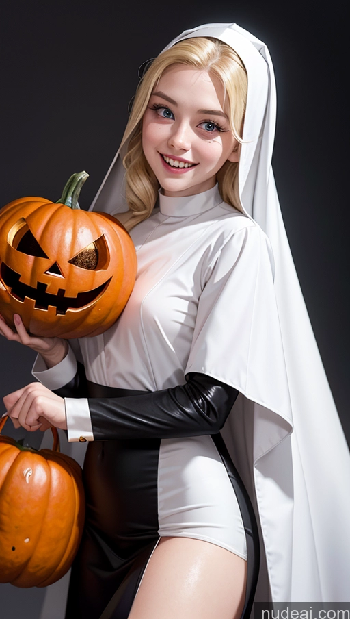 related ai porn images free for 18 Happy Slicked Blonde Nun Halloween