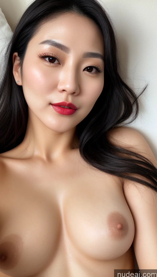 related ai porn images free for Woman One Beautiful Lipstick Black Hair Close-up View Detailed Korean Small Tits 30s Slicked