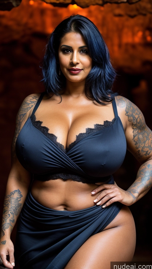 related ai porn images free for Milf Huge Boobs Beautiful Tattoos Lipstick Muscular Big Ass Thick Big Hips Tall Dark Skin Straight Latina Film Photo Close-up View Blouse Sari Cleavage Hell Blue Hair