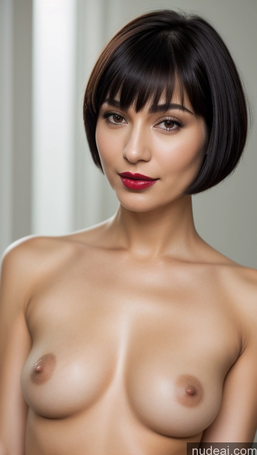 related ai porn images free for Woman One Beautiful Lipstick Black Hair Short Hair Close-up View Detailed Small Tits 30s