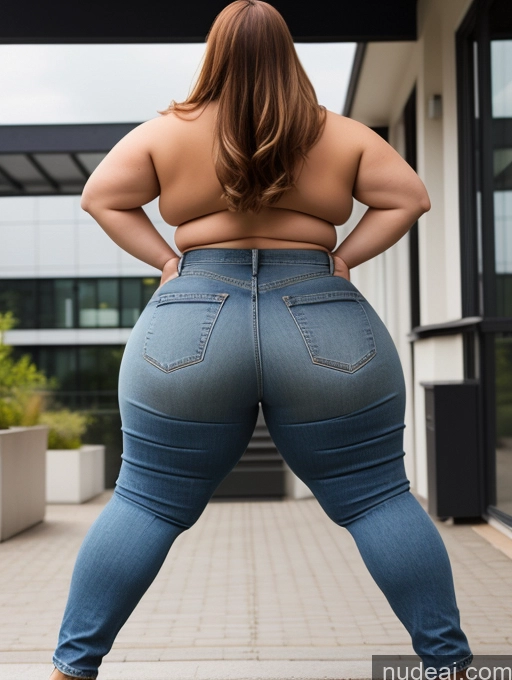 related ai porn images free for Woman Busty Huge Boobs Big Ass Thick Chubby Fat Big Hips Back View Bending Over Jeans