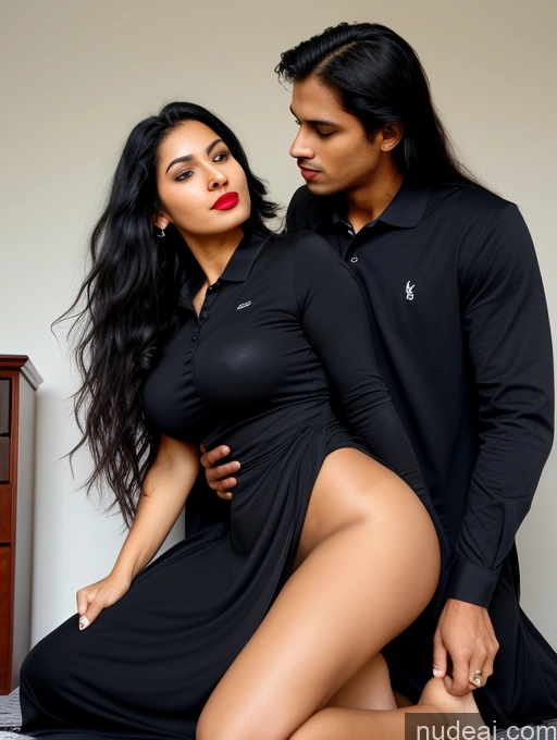 related ai porn images free for Perfect Boobs Beautiful Lipstick Big Ass Perfect Body 30s Seductive Black Hair Indian Bedroom Front View Dress Long Skirt Polo Shirt Busty Abs Several Woman + Man Sexy Face Long Hair Squatting