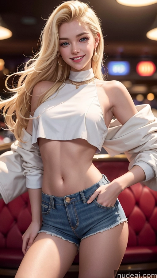 related ai porn images free for 18 Happy Blonde Slicked Crop Top Casino