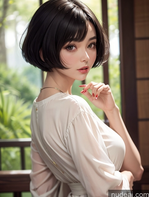 related ai porn images free for Big Ass Short Thick Japanese Short Hair Blouse