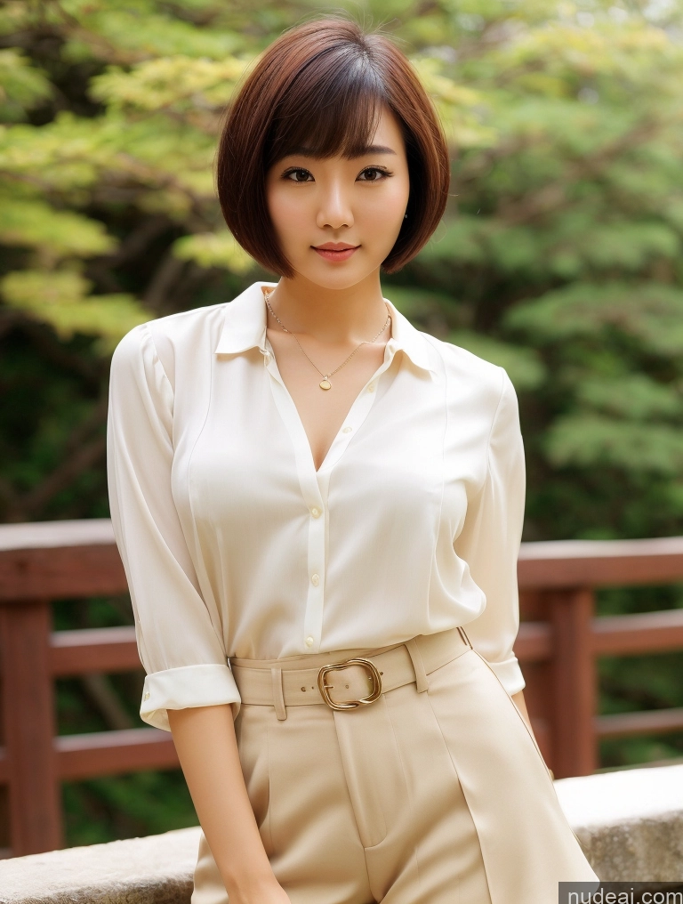 related ai porn images free for Big Ass Short Thick Japanese Short Hair Blouse