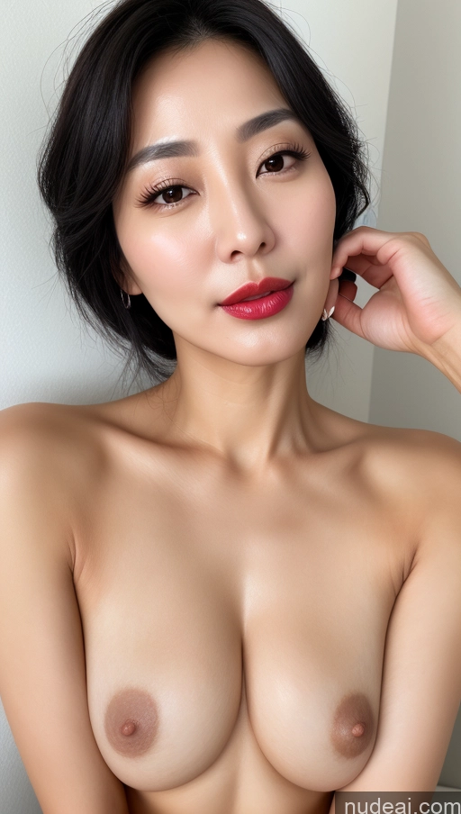 related ai porn images free for Woman One Beautiful Lipstick Black Hair Close-up View Detailed Small Tits Korean Slicked 40s