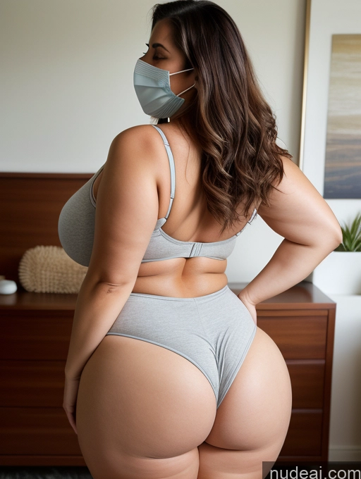 related ai porn images free for Woman Busty Huge Boobs Big Ass Thick Chubby Fat Big Hips Back View Bending Over Face Mask