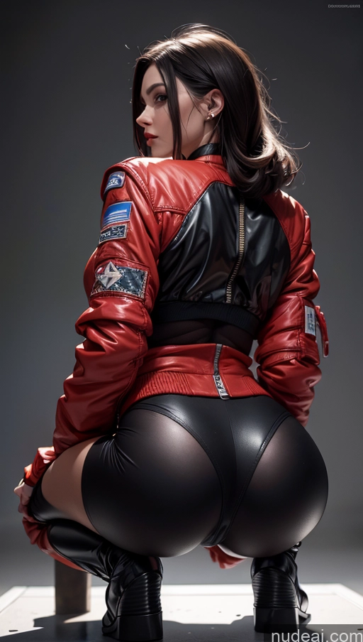 related ai porn images free for Blouse Bomber Race Driver Sci-fi Armor Space Suit Alternative Back View Squatting Seductive