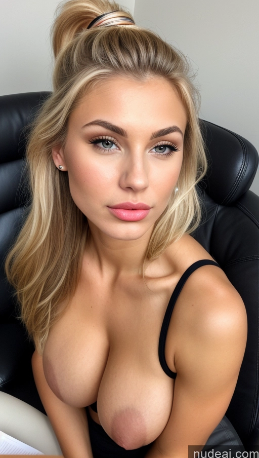 related ai porn images free for Perfect Boobs Beautiful 18 Busty Big Ass Muscular Abs Big Hips Sexy Face Blonde Ponytail Dutch One Pouting Lips Perfect Body Lipstick Woman Detailed Spreading Legs Front View Casual Office