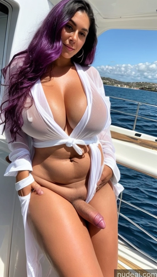 related ai porn images free for Milf Huge Boobs Perfect Boobs Big Ass Chubby Perfect Body Pubic Hair Tanned Skin Long Legs Big Hips Purple Hair Messy 20s Trans Girl With Erect Penis Bathrobe Transparent Oiled Body Yacht