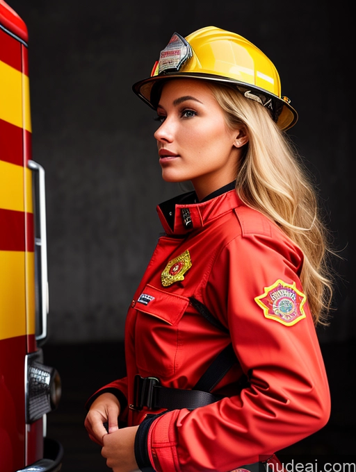 related ai porn images free for Woman One Long Hair 18 Perfect Boobs Beautiful Perfect Body Tanned Skin Blonde Firefighter Side View