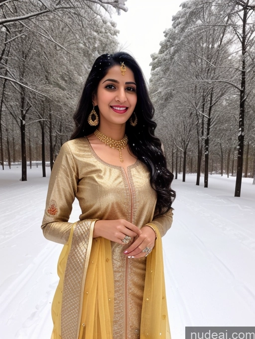 related ai porn images free for Happy Black Hair Long Hair Front View Gold Jewelry Woman Indian 20s Long Legs Snow Salwar