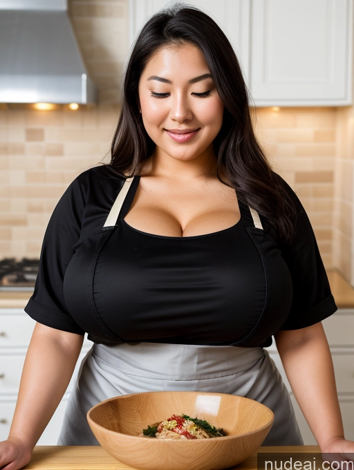 related ai porn images free for Milf One Busty Huge Boobs Oiled Body Chubby Thick Fat Beautiful Perfect Body 18 Sexy Face Orgasm Black Hair Straight Japanese Close-up View Cleavage Apron Kitchen Cooking