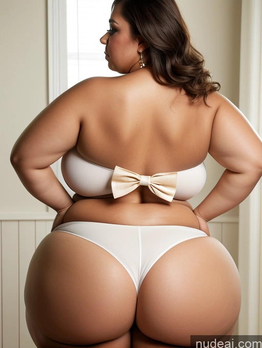 related ai porn images free for Woman Busty Huge Boobs Big Ass Thick Chubby Fat Big Hips Native American Back View Bending Over Bow Tie