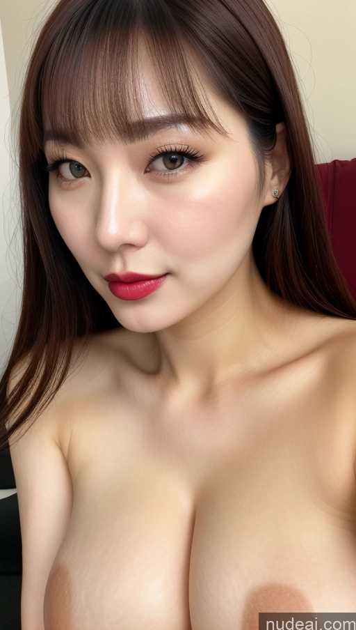 related ai porn images free for Woman One 30s Korean Lipstick Perfect Boobs Beautiful Thick Fairer Skin Close-up View Bangs