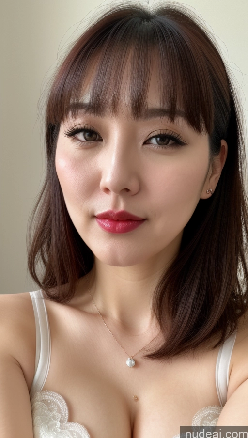 related ai porn images free for Woman One Perfect Boobs Beautiful Lipstick Thick Fairer Skin 30s Bangs Korean Close-up View Dress Cleavage