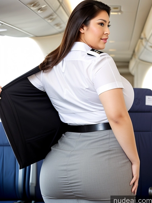 related ai porn images free for Model Busty Huge Boobs Big Ass Thick Chubby Fat Big Hips Asian Back View Bending Over Flight Attendant