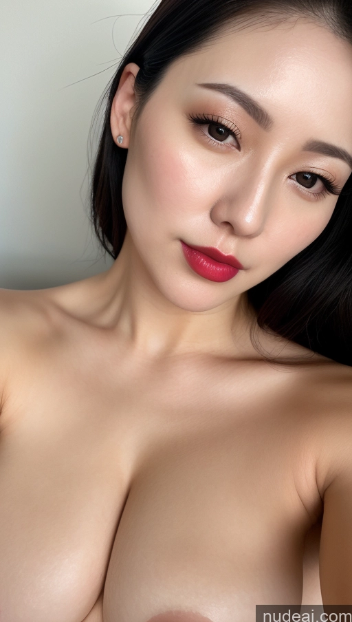 related ai porn images free for Woman One Beautiful Lipstick Thick Fairer Skin Korean Close-up View Black Hair Perfect Boobs Slicked 30s