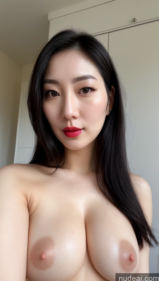 related ai porn images free for Woman One Beautiful Lipstick Thick Fairer Skin Korean Close-up View Black Hair Perfect Boobs Slicked 30s