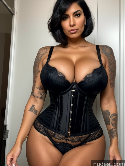 related ai porn images free for Tanned Skin Thick Tattoos Corset Dominatrix Pantyhose Black Hair Cleavage Push-up Bra Milf Eating Huge Boobs Tall Angry Changing Room Close-up View Arabic Short Hair 30s