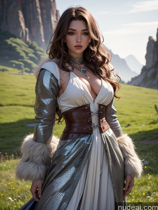 related ai porn images free for Beautiful Abs Perfect Body Curly Hair Seductive Ginger Native American Soft Anime Meadow Front View Dress Fantasy Armor Fur Long Skirt Medieval Tunic Detailed Sexy Face Miss Universe Model 18