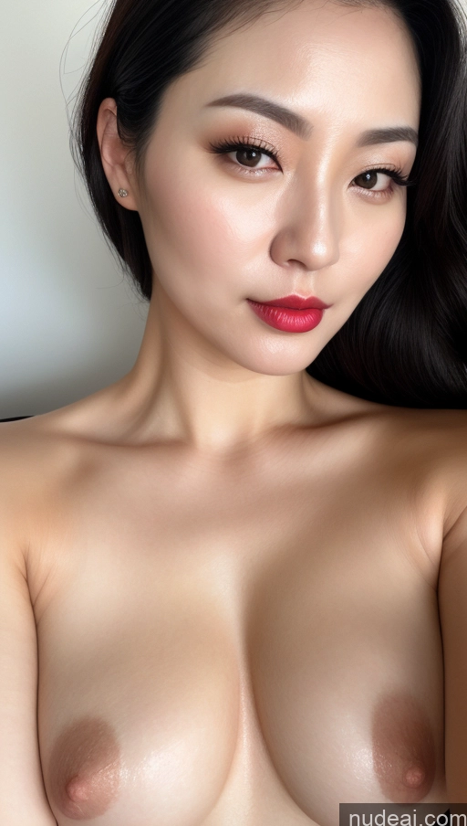 related ai porn images free for Woman One Perfect Boobs Beautiful Lipstick Thick Fairer Skin 30s Black Hair Slicked Korean Close-up View Detailed