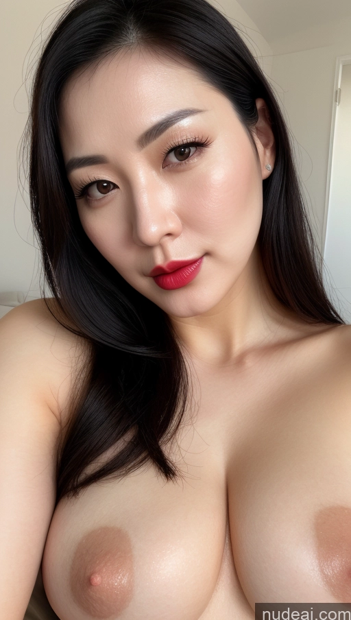 related ai porn images free for Woman One Perfect Boobs Beautiful Lipstick Thick Fairer Skin 30s Black Hair Slicked Korean Close-up View Detailed