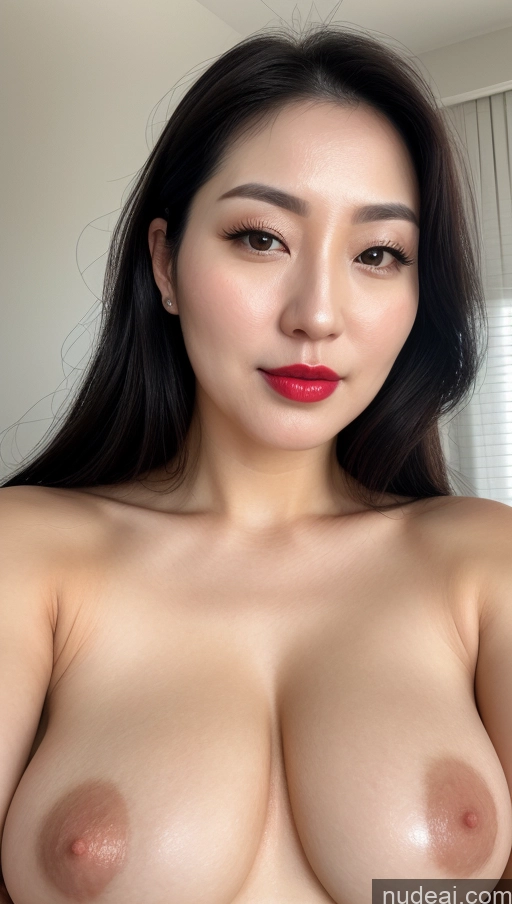 related ai porn images free for Woman One Perfect Boobs Beautiful Lipstick Thick Fairer Skin 30s Black Hair Slicked Korean Close-up View Detailed